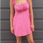 Boutique cut out pink mini dress Size L Photo 0