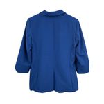 DKNY Blue Blazer Open Front Professional Office Jacket Size 10 Photo 3