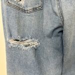 American Eagle Women’s stretch mom Skinny Blue Jeans w\Distressed size 00 reg Photo 7