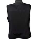 Chico's Chico’s Zenergy Sporty Black Tech Vest Sz 1/M Full Zip Pockets Golf Country Club Photo 2