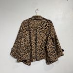 White House | Black Market Tan Leopard Swing Jacket Sz 10 Photo 9