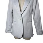 Reiss Neya textured silver one button blazer sz 0 Photo 3