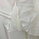 TCEC | NWOT | Ruffle Sleeve Mini Dress | L | White | CD02530 Photo 3