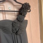 Bill Levkoff  Black One-Shoulder Gown with Floral Accent Photo 1