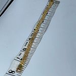 Vintage set faux gold chunky necklace and bracelet Photo 7