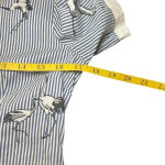 Sucrefas Navy White Striped 50s Style Collared Dress Small Rockabilly Pin Photo 8