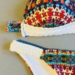 Zaful Boho Chic Tribal Print Padded Push Up Brazilian Low rise Bikini Set Size Medium Photo 4