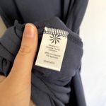 Athleta navy bodycon dress front wrap women's XS micromodal spandex scoop neck Photo 3