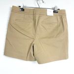 Loft NWT  Womens Riviera Short Khaki Tan Cotton Blend Chino 6" Size 12 Photo 1