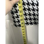 Apt 9 Women's Size Large Houndstooth Shift Dress Black White Knee Length Whimsy Photo 3