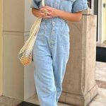 Free People  We The Free Marci Jumpsuit in Clear Skies Photo 1