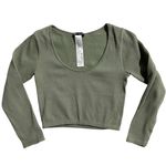 ZARA Ribbed Crop Top Limitless Contour Collection 05 7901/312/505 Green Size M/L Photo 11