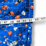 Blue Floral Short Sleeve Maxi Dress XXL Size 2X Photo 7