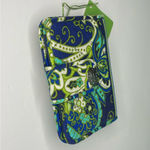 Vera Bradley Rhythm & Blues Snappy Wallet 💙💚 NWT Quilted Cotton Photo 8