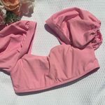 SheIn Pink Off-Shoulder bikini small Top Photo 0