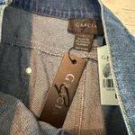 Gracia  Blue Denim A Line Maxi Modest Skirt Size Large Photo 3