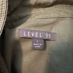 Anthropologie  Level 99 Utility Jacket Shirt in Green L Photo 3