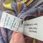 Marine layer  Laney Mini Dress Linen Blend Blue Variegated Stripe est Sz XS S Photo 8