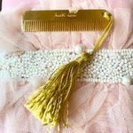 Judith Leiber Gold Tone Mini Comb Tassel Made in Italy Hair Old Money Luxury Photo 0