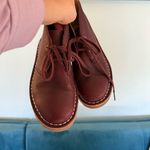 LL Bean Boots Womens 7M Stonington Chukka Burgundy Leather Lace Up Casual Shoes Red Size 7 Photo 5