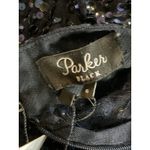 Parker Black Leandra Sequin Long-Sleeve Gown Dress Size 6 Photo 8