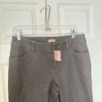 J.Jill Dark Gray Flare Leg Size 8 Stretch Jeans NWT Photo 2