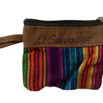Small El Salvador Souvenir Coin Purse Brown Photo 0