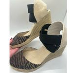Adrienne Vittadini  Birna Wedge Sandals Leopard Espadrille Women Size 7.5 Photo 3