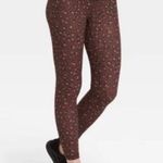 Isabel Maternity  Leggings Brown Leopard Active CrossOver Panel NWT S Photo 0