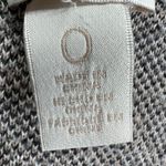 Chico's Maggie Duster Womens Small Black Tan Zebra Open Sweater Vest Lightweight Photo 10