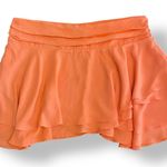 Pretty‎ Little Thing NWT Orange Ruffle Hem Mini Skirt Womens Size 12 Photo 0