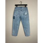 GRLFRND  Helena Patchwork Boyfriend  Cropped Jeans Size 26 Photo 7