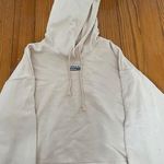 Adidas Crop Hoodie Beige Pink Photo 0