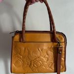 Patricia Nash Tooled Leather Satchel Crossbody Bag Photo 0