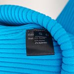 DAVID KOMA For Mini Dress in Blue Ribbed Size Small‎ Cutout Detail Tank Dress Photo 5