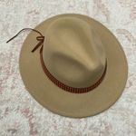 Time & Tru | Western Tan Felt Fedora Hat NWT Photo 0