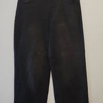 SO  size 15 32W High Rise Wide Leg Black Jeans Photo 0