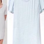 Wilfred Free  by Aritzia Baby Blue Teigen Minimalist T-Shirt Dress XS Photo 1