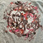 La Vie A Paris Long Sleeve Graphic Tee Gray Size L Photo 1