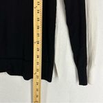 Mel & Lisa Long Sleeve Pullover Crewneck Sweater Cotton Small Black White Size XS Photo 4