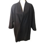 Anne Klein wool black fully lined single breasted vintage pea coat size 2X Photo 3