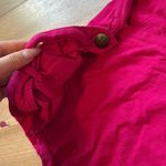 Ralph Lauren Lauren  pink v neck top with gold buttons on shoulders size medium Photo 2