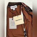 Revolve NWT Superdown Theresa Lace-Up Dress Bronze Metallic, size XS Photo 5