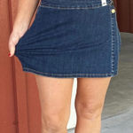 Judy Blue  High Waist Denim Skort Size 3XL Stretch Dark Wash Photo 0