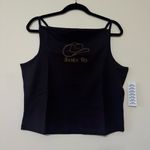 Urban Outfitters NWT Ecote Romy Saddle Up Cowboy Hat Embellished cropped Tank Top Photo 3