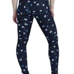 THE UPSIDE x SoulCycle • Daisy Leggings black white blue floral workout Size 8 Photo 8