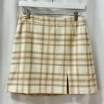Aritzia NWT Wilfred  Patio High Waist A-Line Mini Skirt Francesca Beige Women S Photo 0