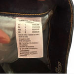 American Eagle  ~Woman Size 4 Blue Denim Mini Jean Skirt Dark Wash, Stretch. Photo 3