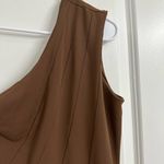 Susana Monaco Sold At Revolve Brown One-Shoulder Pleated A-Line Dress – Small Photo 3
