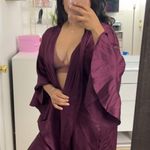 Victoria's Secret satin burgundy robe Photo 0